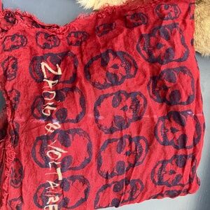 Zadig and Voltaire scarf unisex